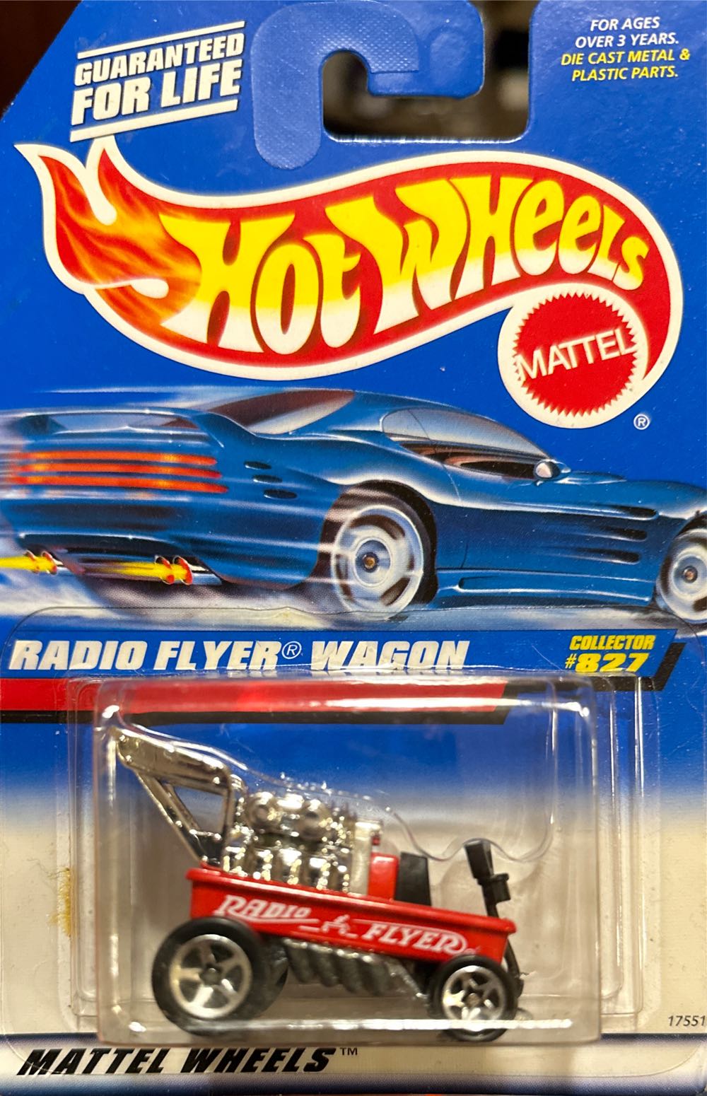Hot Wheels Radio Flyer Wagon toy car collectible - Main Image 2