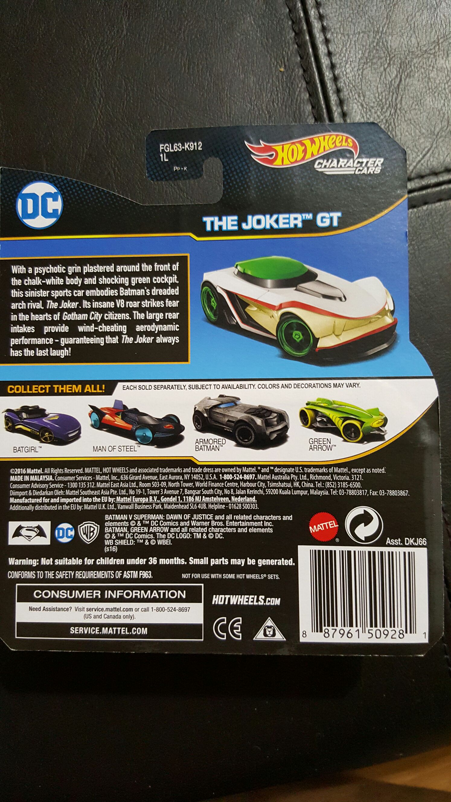 The Joker GT - Superhero Series toy car collectible - Main Image 2
