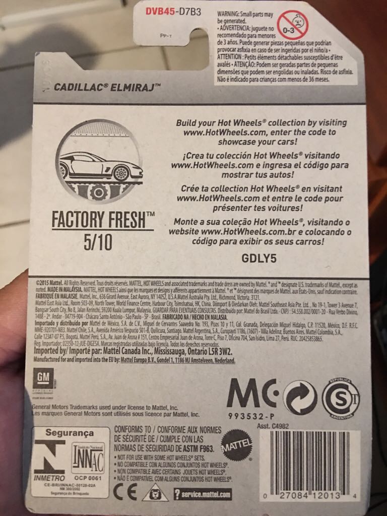 Cadillac Elmiraj Grey - ’17 Factory Fresh toy car collectible - Main Image 2