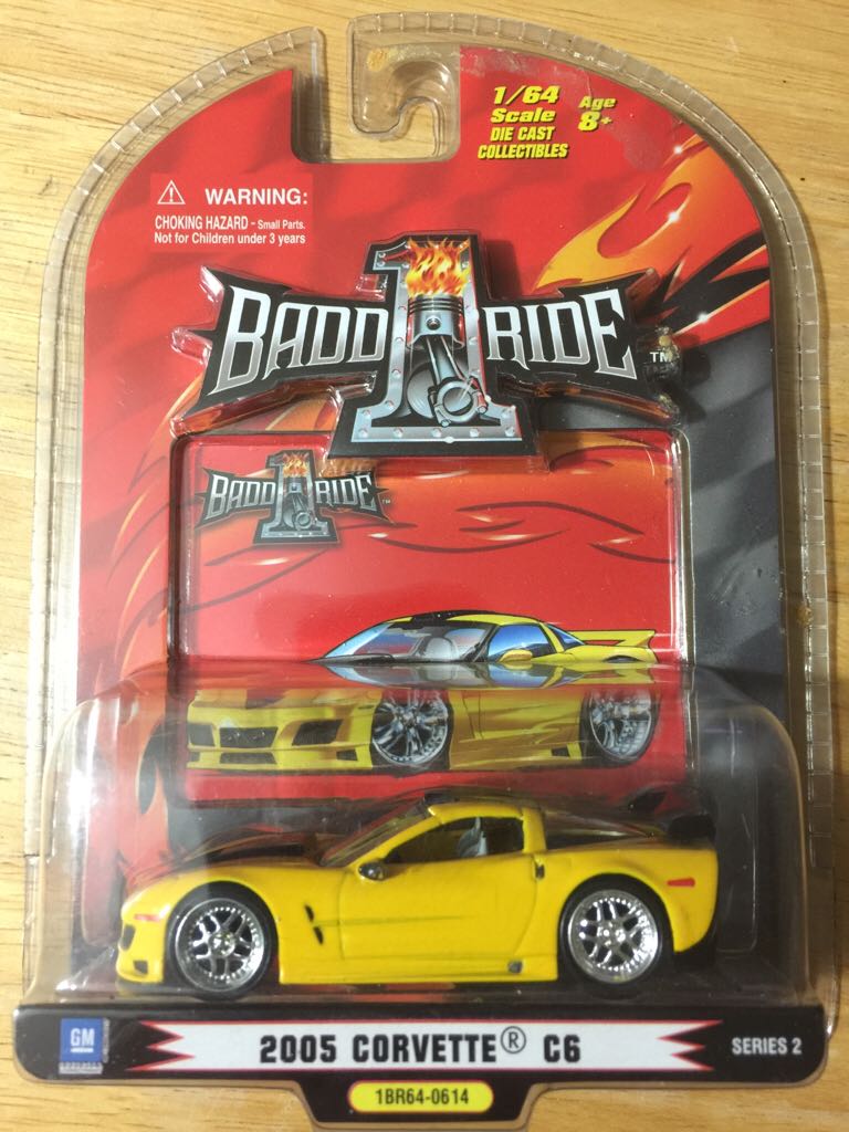 1 Badd Ride 2005 Corvette C6 - Series 2 toy car collectible - Main Image 1