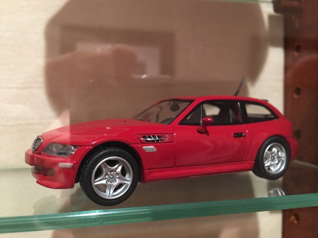 Minichamps BMW M Coupe Red 2002 - Z3 toy car collectible - Main Image 1