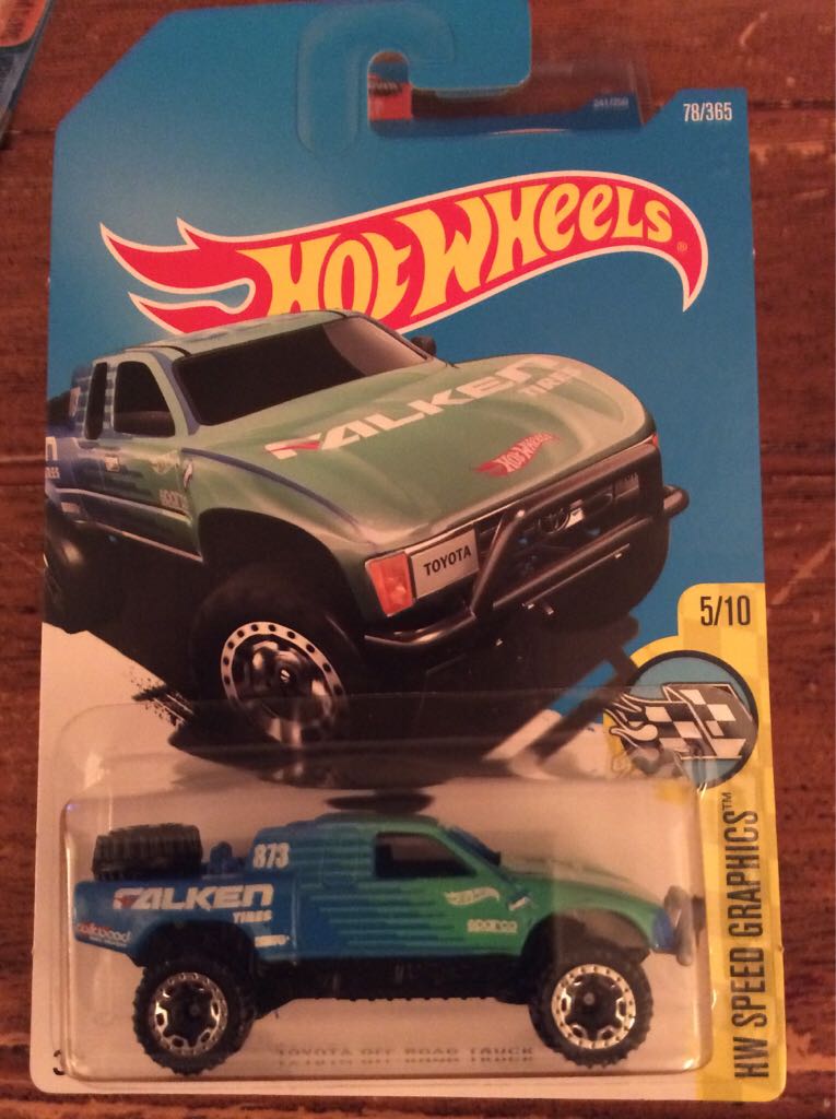 5/10 Toyota Off-Road Truck - 2017 - HW Speed Graphics™️ toy car collectible - Main Image 1