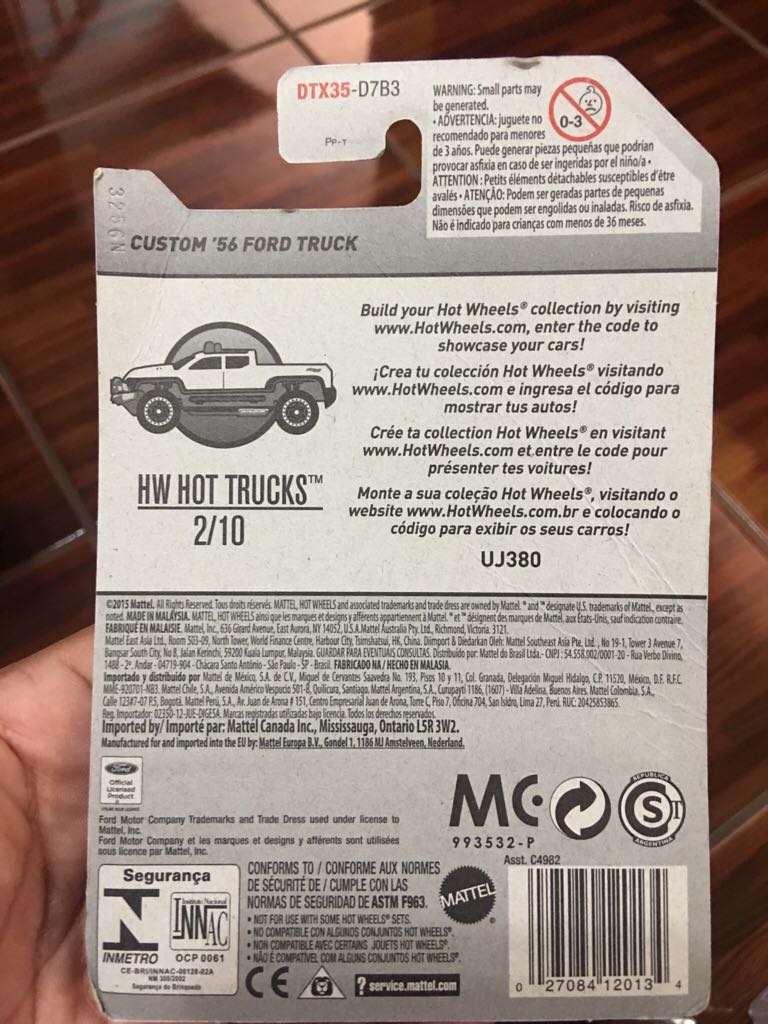 Ford Truck Custom ’56 - HW Hot Trucks toy car collectible - Main Image 2