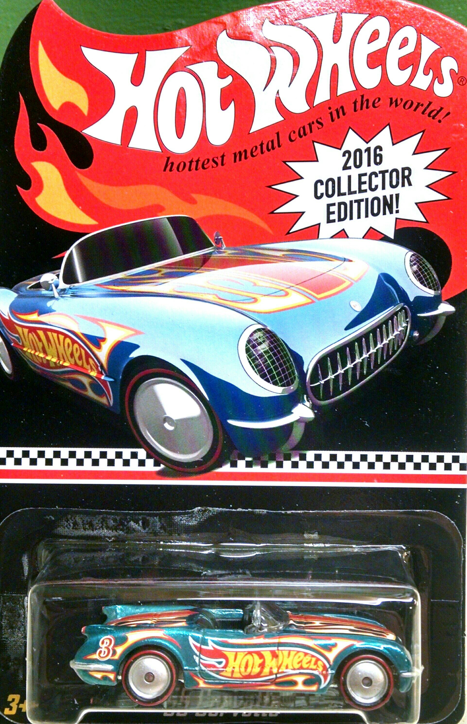 1955 Corvette - HW 2016 Collector Edition toy car collectible - Main Image 1