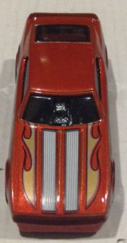 1977 Ford Mustang Drag Cobre Flamas En El Cofre - Hot Wheels toy car collectible - Main Image 2