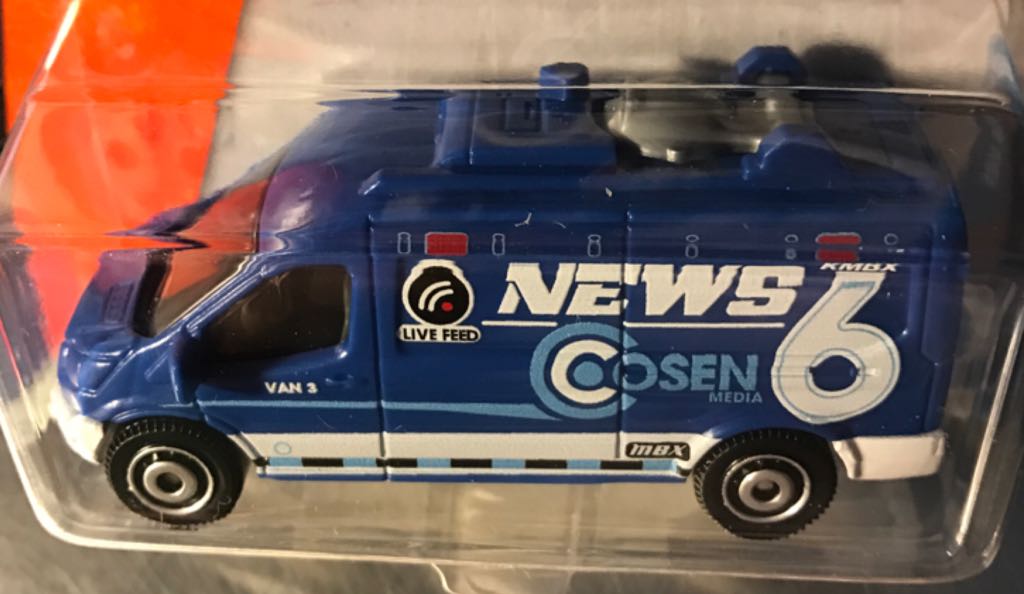 Ford Transit News Van 2014 - MBX Mainline toy car collectible - Main Image 2