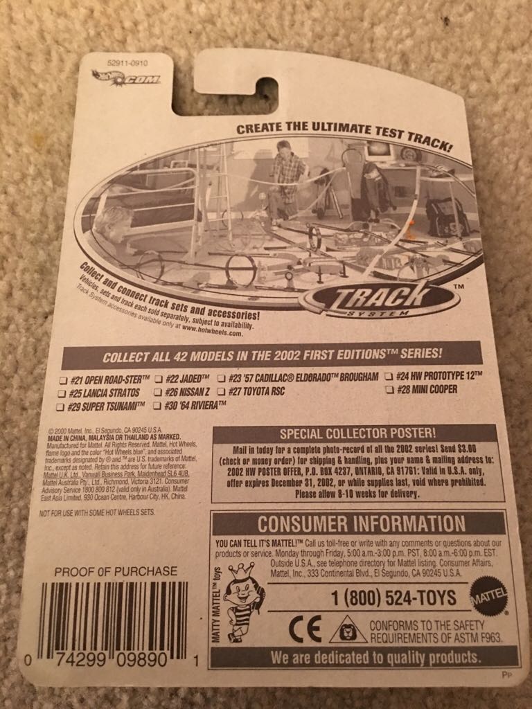 Jaded - 2002 First Edition toy car collectible - Main Image 2