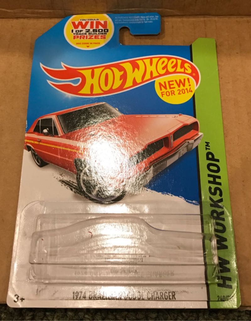 Dodge Charger Brazilian 1974 - HW WORKSHOP toy car collectible - Main Image 2
