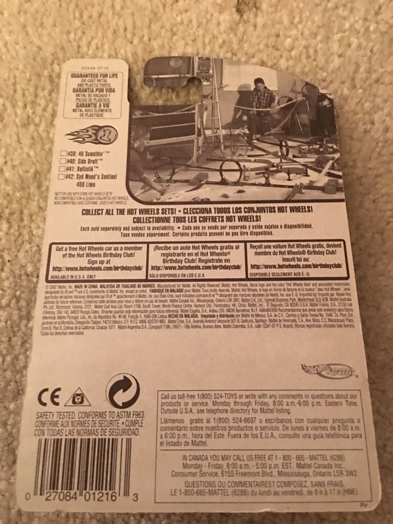 #407 Ballistik - 2002 First Edition toy car collectible - Main Image 2