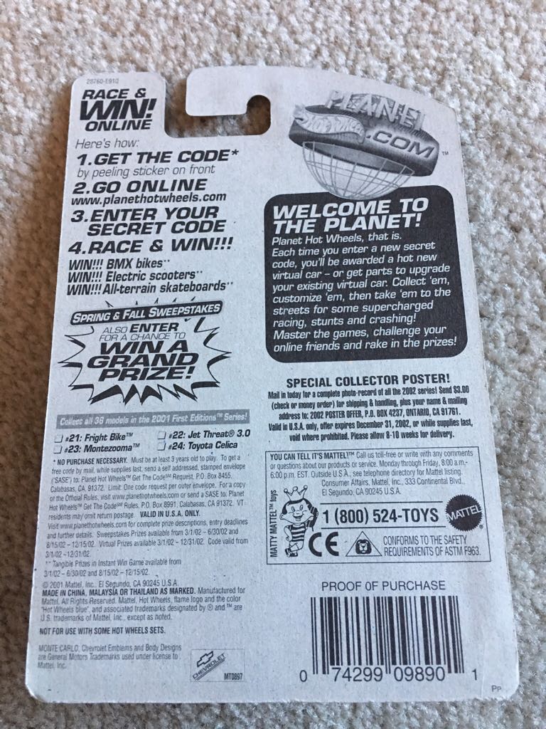 Chevrolet Montezooma - 2001 First Editions toy car collectible - Main Image 2