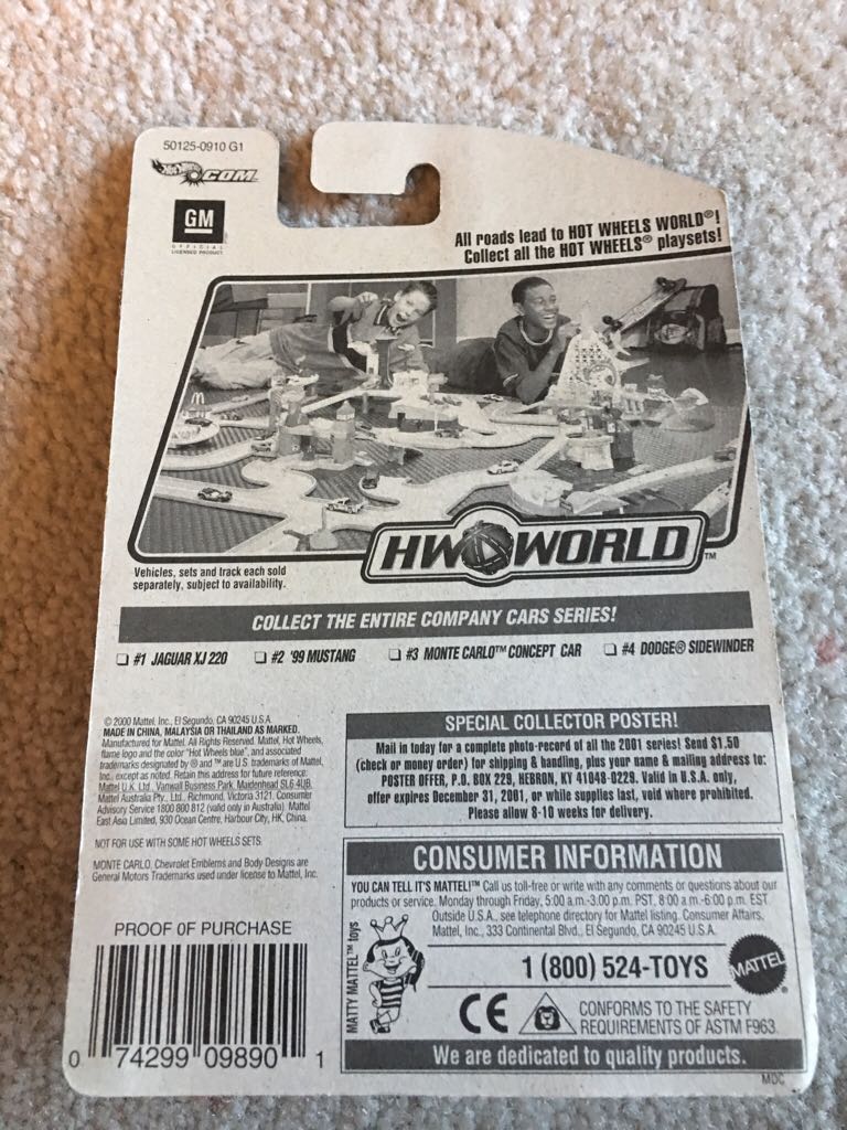 Monte Carlo Concept Car - 2001 Company Car toy car collectible - Main Image 2