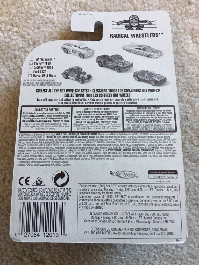 ’1934 Ford - 2003 Radical Wrestlers toy car collectible - Main Image 2