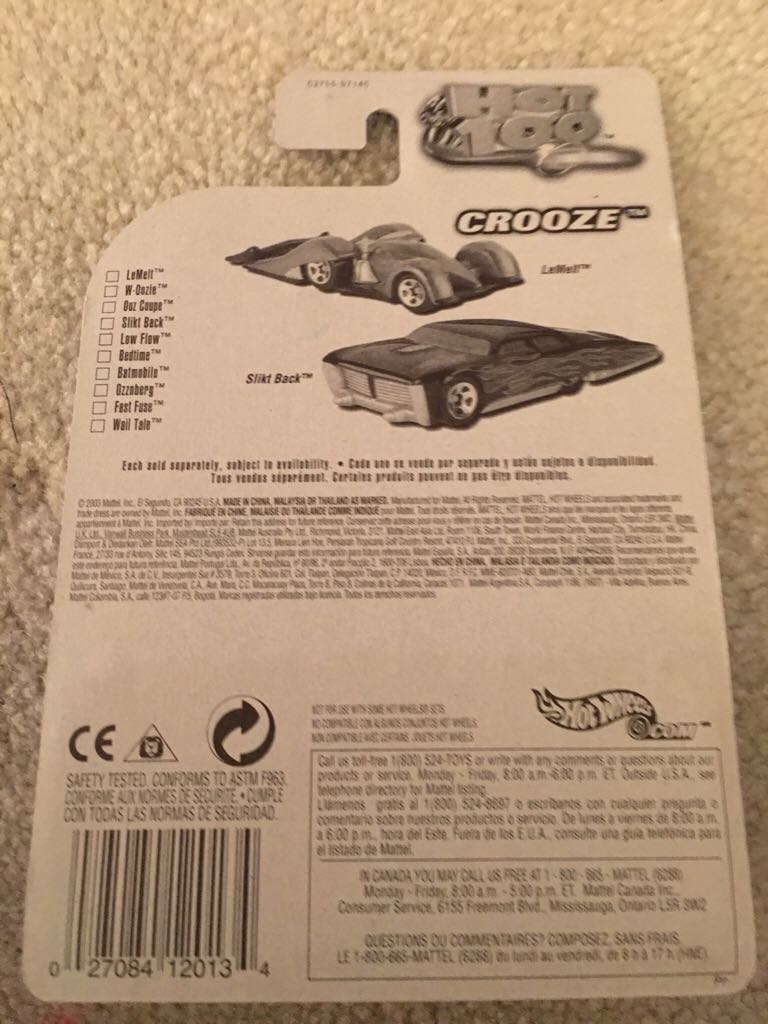 Crooze Ozznberg - 2004 First Editions toy car collectible - Main Image 2