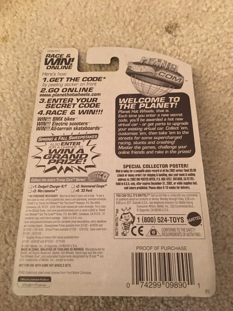 ’33 Ford - Trump Cars toy car collectible - Main Image 2