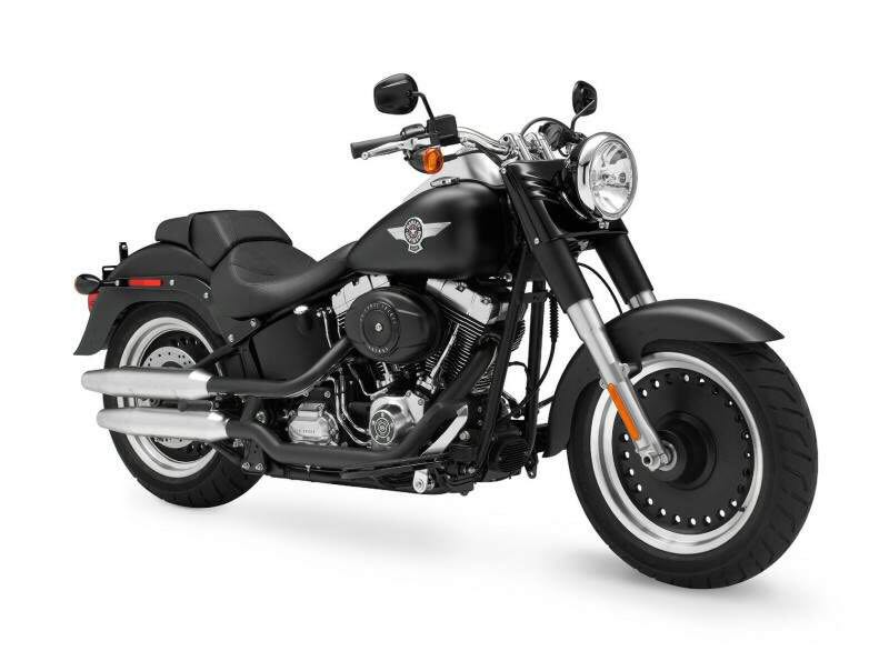 Harley Davidson Fatboy - אופנוע toy car collectible - Main Image 2
