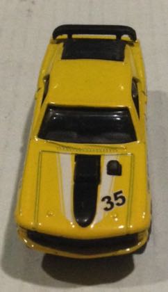 ‘70 Mustang Mach 1 Amarillo Annapolis 35 - Hot Wheels toy car collectible - Main Image 2