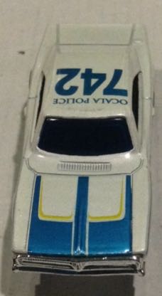 ’69 Dodge Charger Ocala Florida 742 Police Blanco - Hot Wheels toy car collectible - Main Image 2
