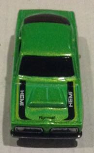 ’68 Plymouth Hemi Cuda Verde Limon - Hot Wheels toy car collectible - Main Image 2
