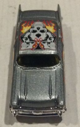 Chevy ’57 4 Calaveras Gris - Hot Wheels toy car collectible - Main Image 2