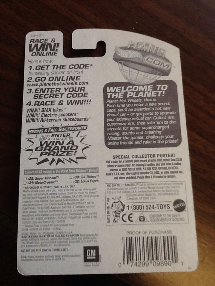 ’64 Riviera - 2002 First Editions toy car collectible - Main Image 2