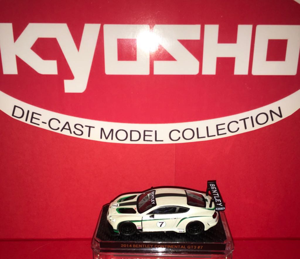 Kyosho 1/63 Bentley GT3 #7 - Kyosho 1/64 Series toy car collectible - Main Image 2