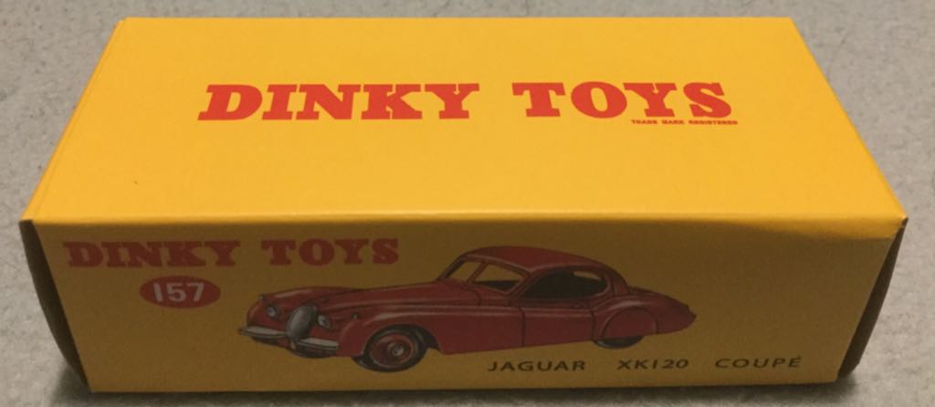 Dinky Jaguar XK120 Coupé 157 - Dinky Toys Atlas Italia toy car collectible - Main Image 2