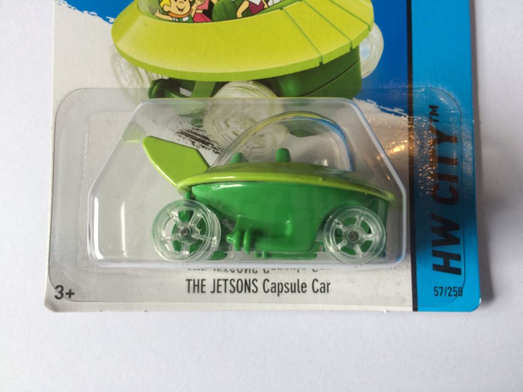 The Jetsons Capsule Car - HW City - 2015 Tooned toy car collectible - Main Image 2