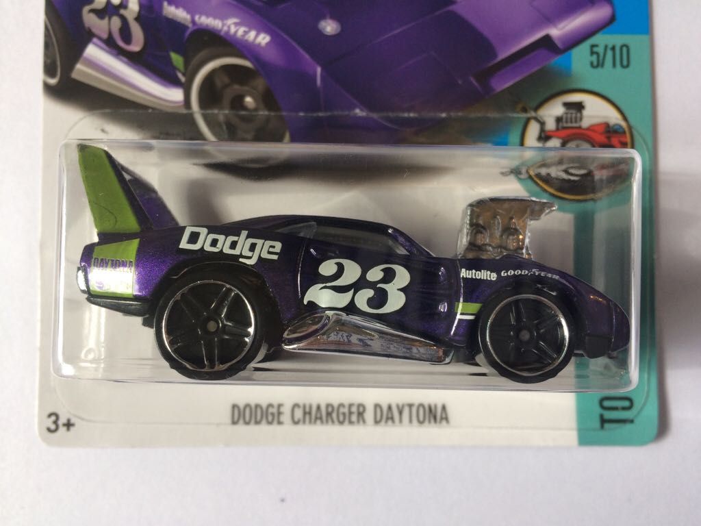 Dodge Charger Daytona - ’17 Tooned toy car collectible - Main Image 2