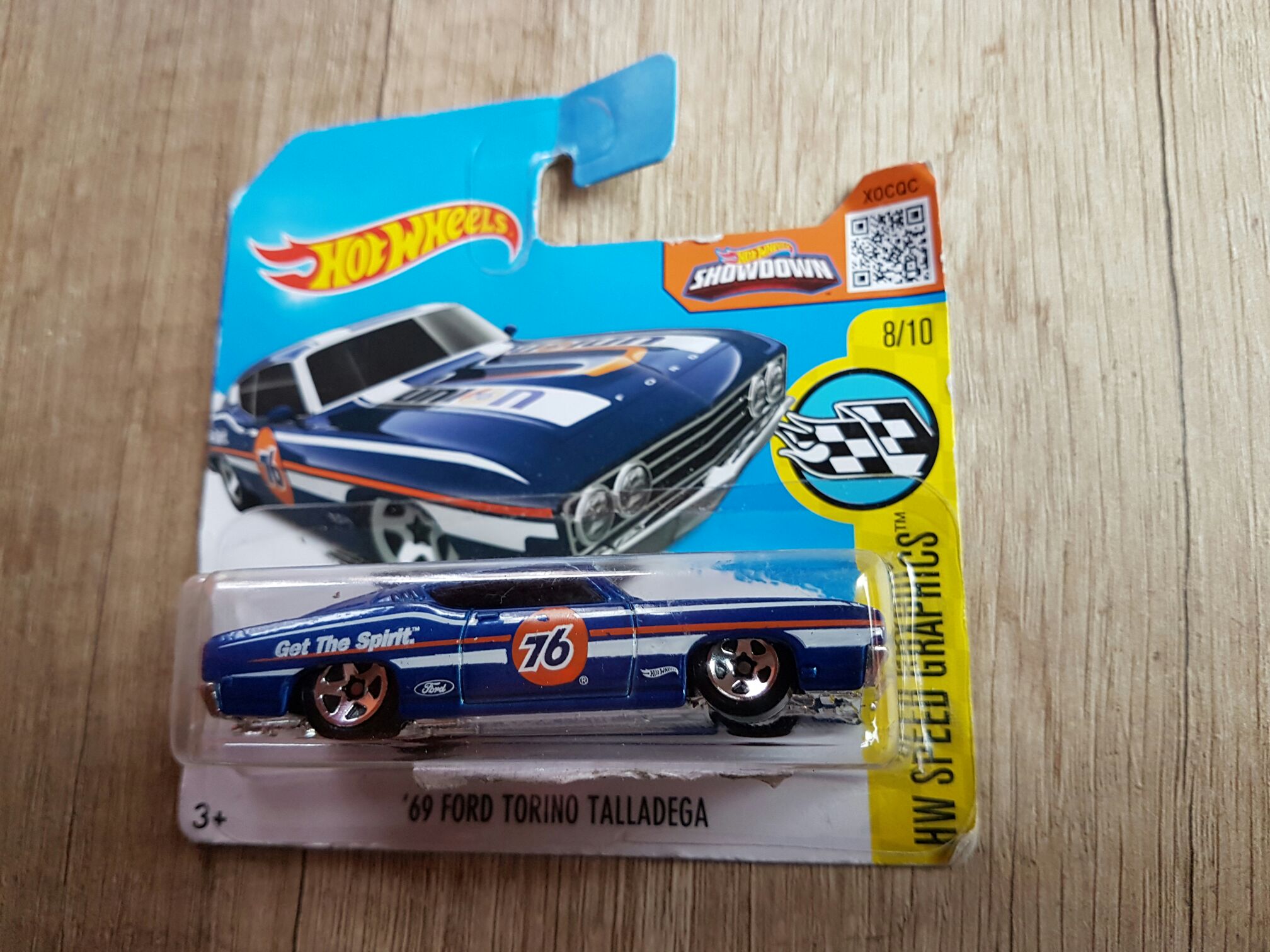 Ford Torino Talladega (HW) - HW Speed Graphics 2016 toy car collectible - Main Image 2