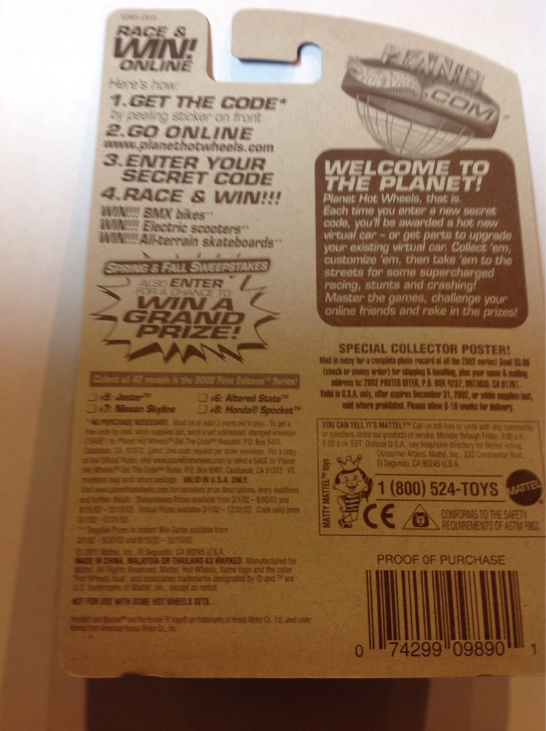 Honda Spocket - 2002 First Editions toy car collectible - Main Image 2