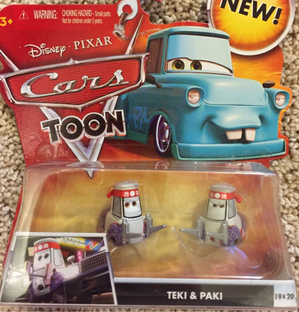 Cars Toons Teki And Paki  toy car collectible - Main Image 1