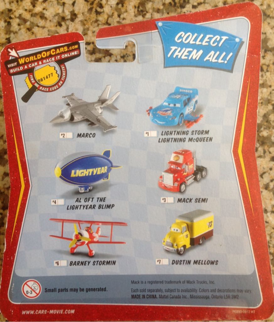 Cars Marco Mega Size - Race O Rama toy car collectible - Main Image 2