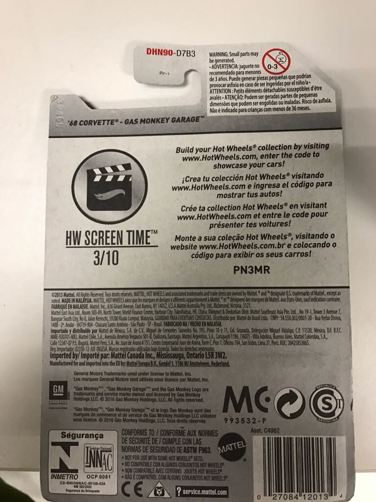 ‘68 Corvette Gas Monkey - HW Dream Garage - 2023 toy car collectible - Main Image 2