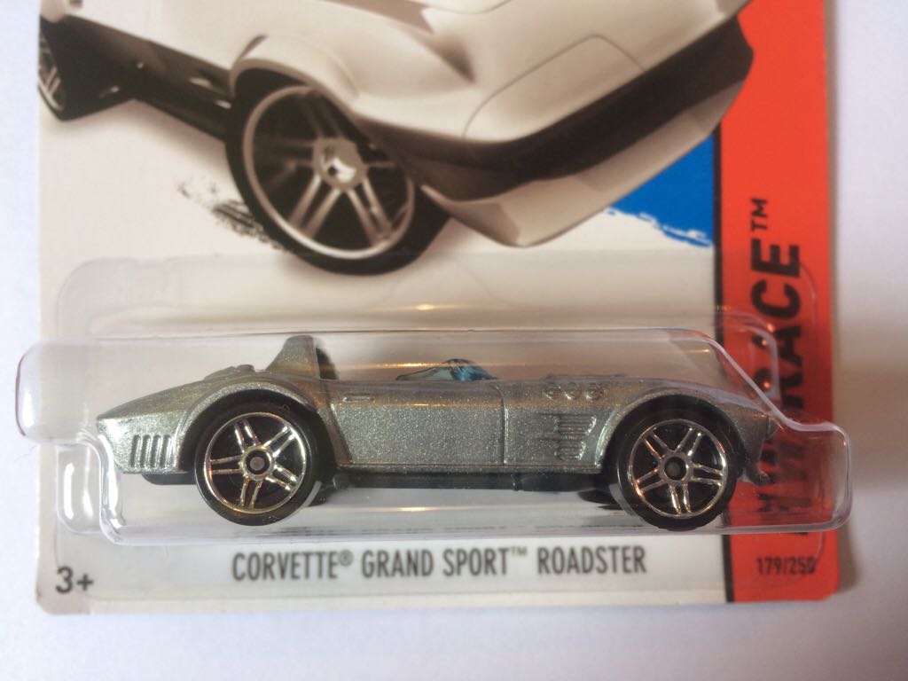 Corvette Grand Sport Roadster - ’14 - HW Race - Track Aces toy car collectible - Main Image 2