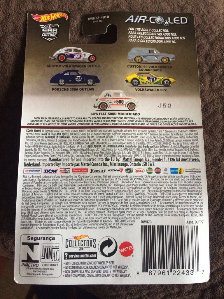 Custom Volkswagen Beetle - Car Culture - Air Cooled toy car collectible - Main Image 2