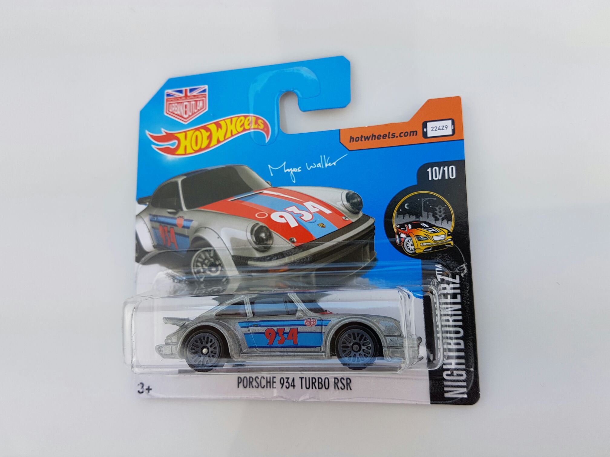 Porsche 934 Turbo RSR (HW) - Nightburnerz 2017 toy car collectible - Main Image 2