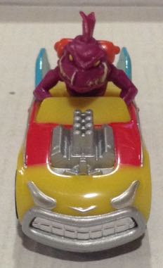 Cara De Pez  Shell Crusher Amarillo - Playmates toy car collectible - Main Image 2
