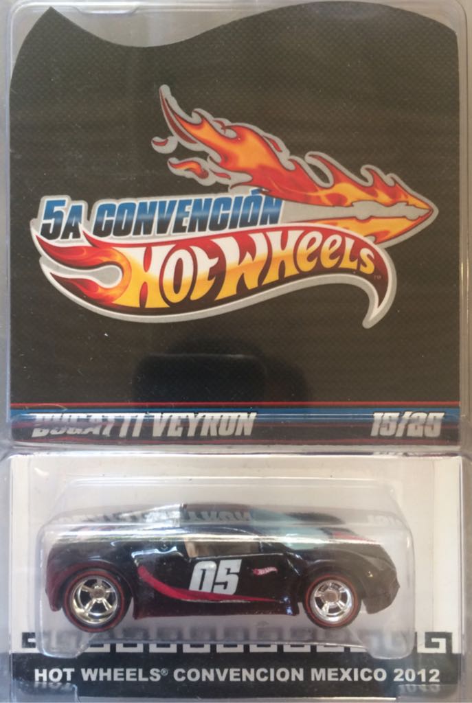 Hotwheels Bugatti Veyron - 2012 Mexico Convention toy car collectible - Main Image 1