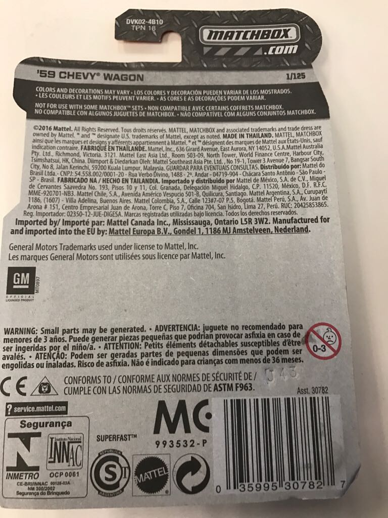 Chevrolet Wagon - Matchbox toy car collectible - Main Image 2