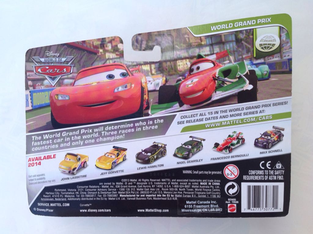 John Lassetire / Jeff Gorvette - World Grand Prix toy car collectible - Main Image 2