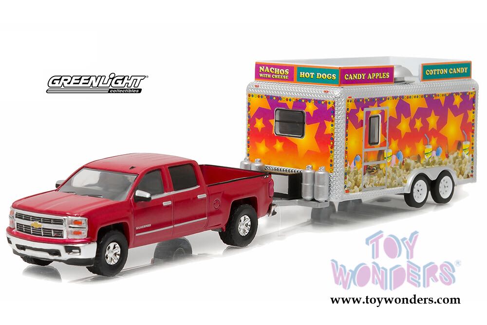 2015 Chevrolet Silverado and State Fair Concession Trailer - Hitch & Tow toy car collectible - Main Image 2