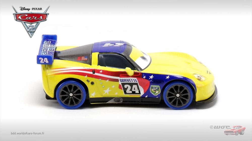 Jeff Gorvette - (2016 - Cars 2016) CARNIVAL CUP (15) toy car collectible - Main Image 3