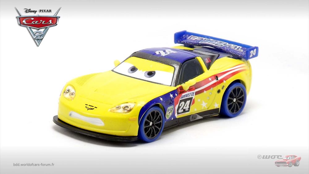 Jeff Gorvette - (2016 - Cars 2016) CARNIVAL CUP (15) toy car collectible - Main Image 4