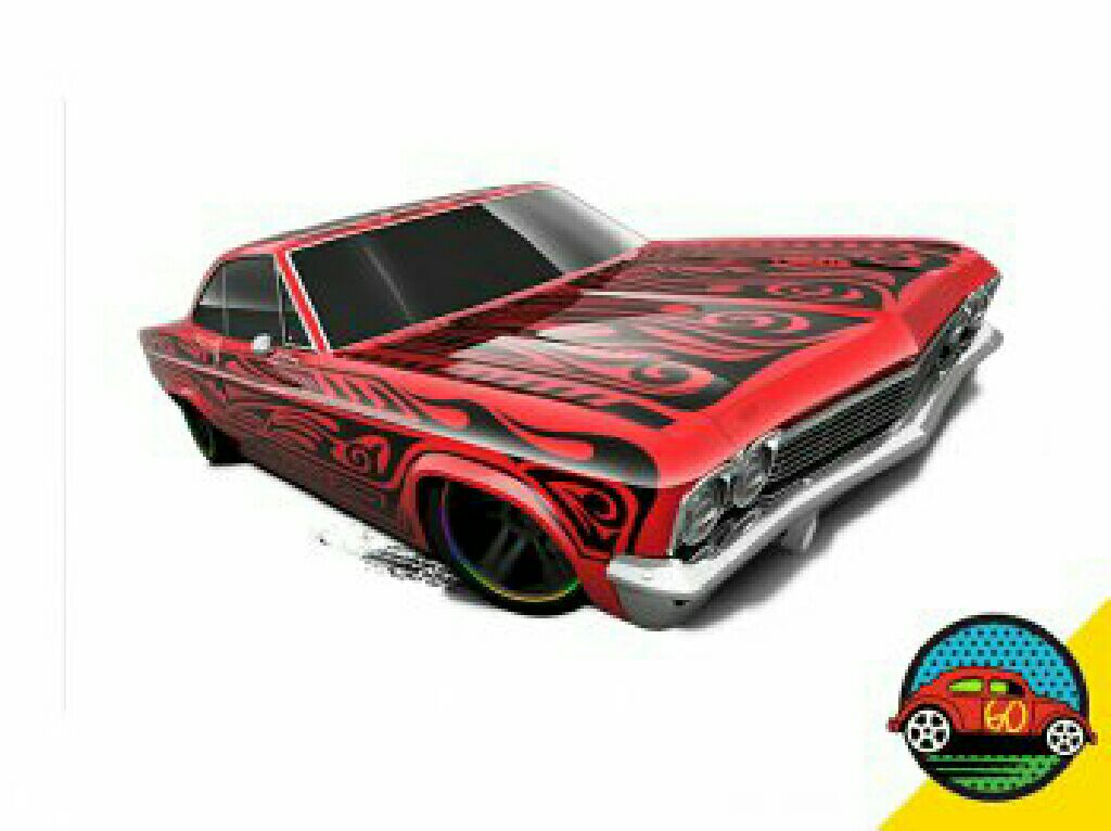 Chevy Impala 65 - HW Art Cars toy car collectible - Main Image 2