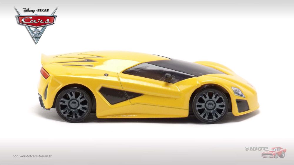Fabrizio - LOOSE - (2011 - Cars 2) toy car collectible - Main Image 3