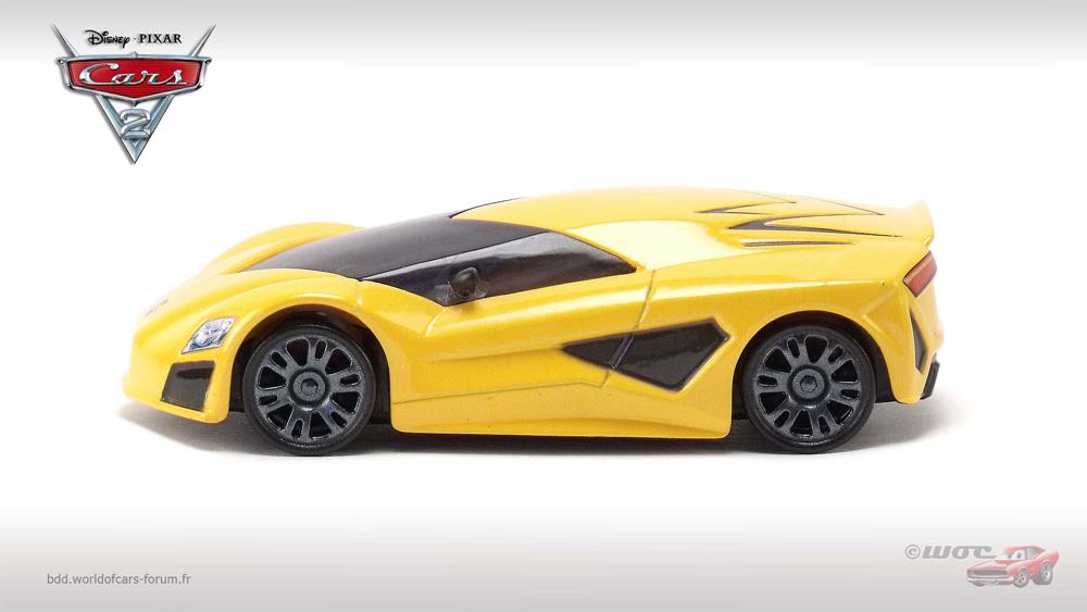 Fabrizio - LOOSE - (2011 - Cars 2) toy car collectible - Main Image 4