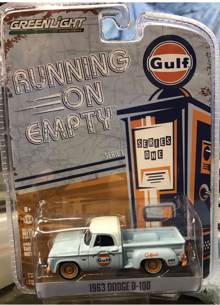Greenlight Running On Empty Series 1 Gulf - Running On Empty toy car collectible - Main Image 1