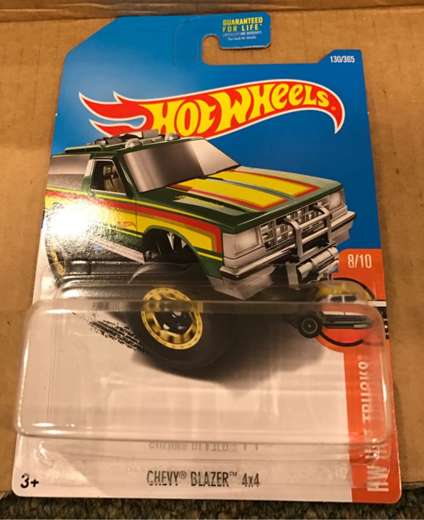 Chevy Blazer 4x4 - ’17 HW Hot Trucks toy car collectible - Main Image 2
