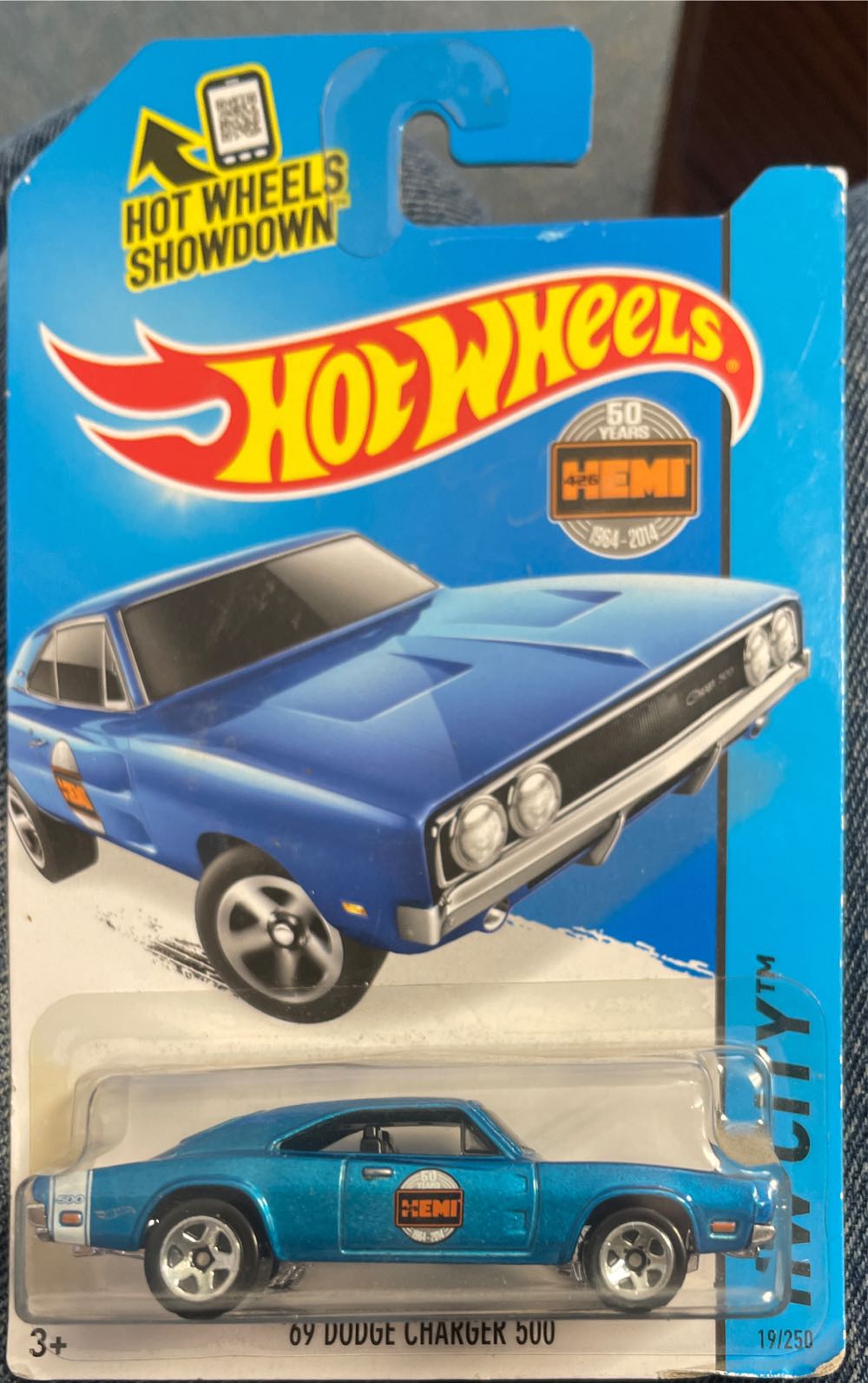 ’69 Dodge Charger 500 - HW City toy car collectible - Main Image 3