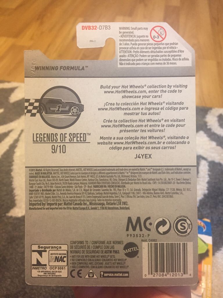 Winning Formula - ’17 Legends Of Speed toy car collectible - Main Image 2